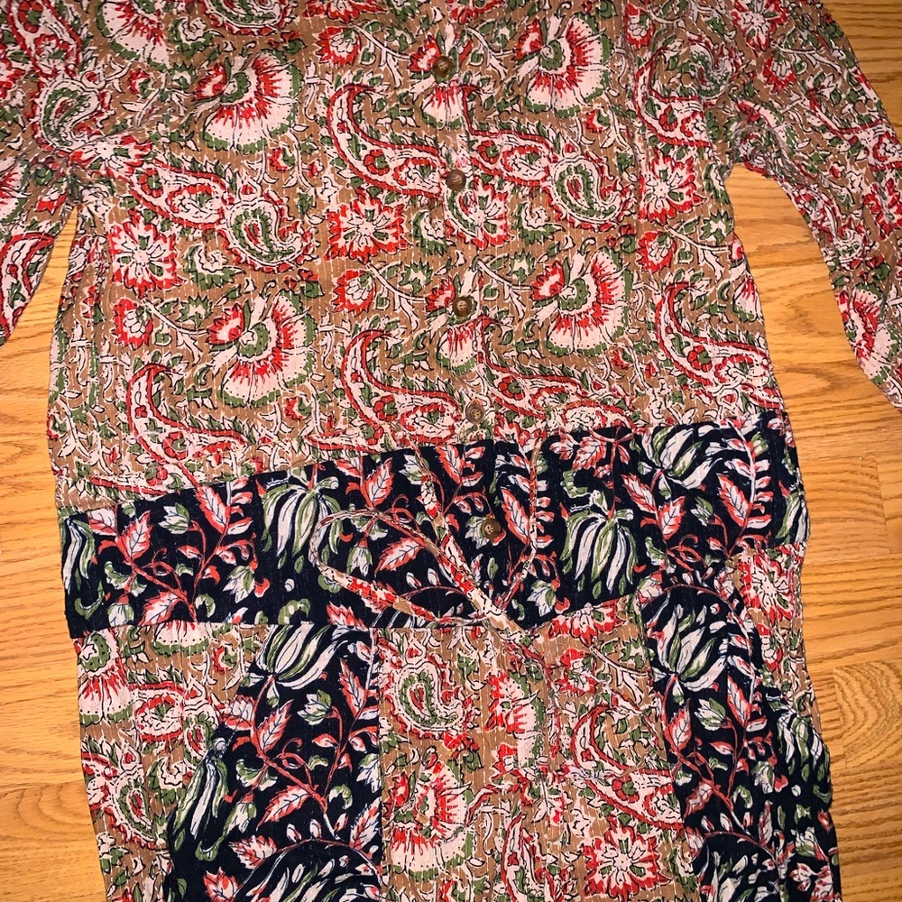 Pattern button up Jumpsuit - Picture 4 of 5